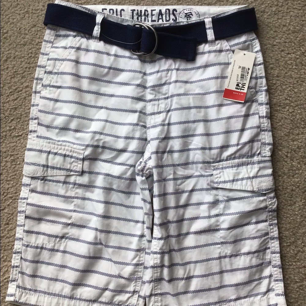 Epic Threads Cargo Shorts with Belt